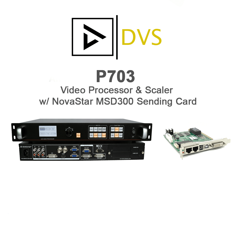 Picture showing a p703 video processor and scaler