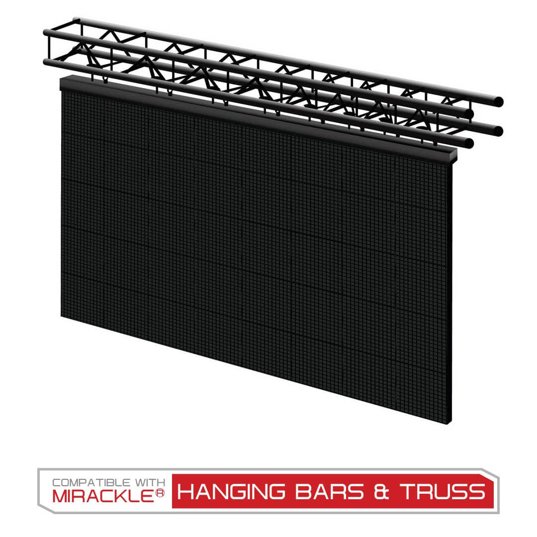 Picture of a hanging bar device in black color