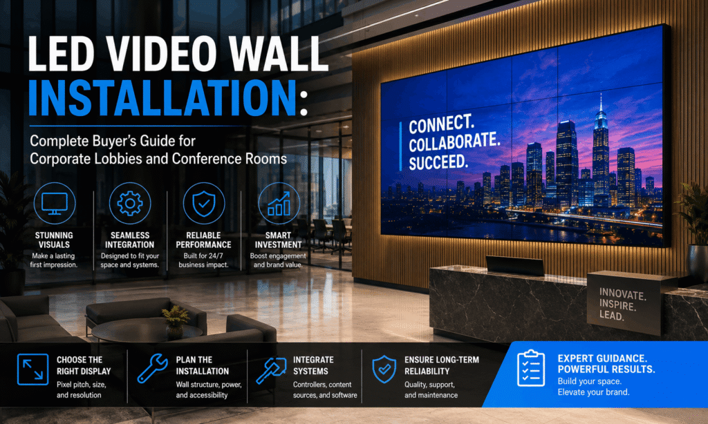 LED Video Wall Installation Complete Buyer's Guide