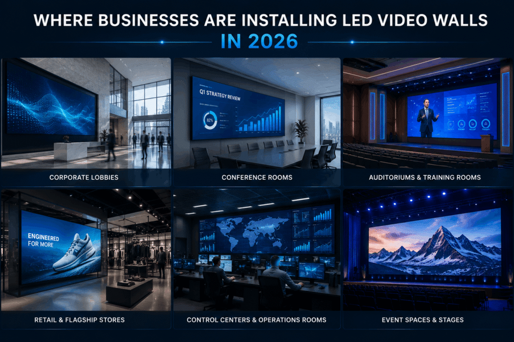 LED video wall trends 2026