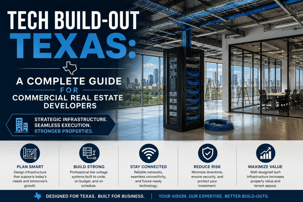 Tech Build-Out Texas A Complete Guide for Commercial Real Estate Developers