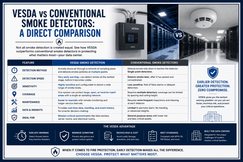 VESDA fire detection data center
