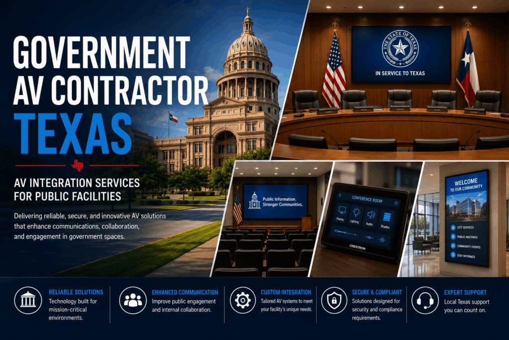 Government AV Contractor Texas AV Integration Services for Public Facilities